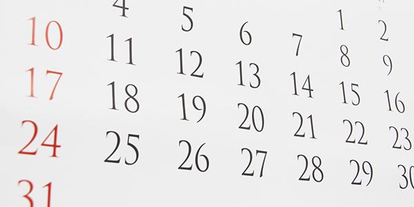 行事予定カレンダー